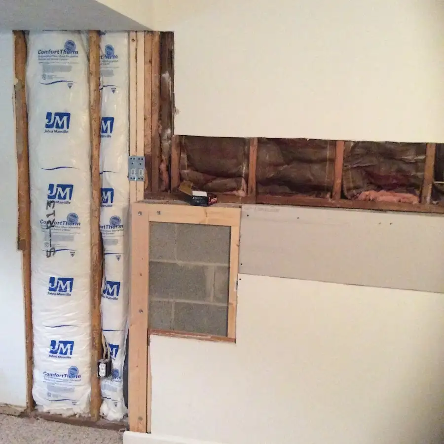 Wall insulation replacement during Odor Removal & Deodorization in Willingboro